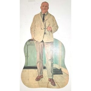 Vintage Soda Fountain Signage Doctor Pharmacy Advertising Display Cutout MCM